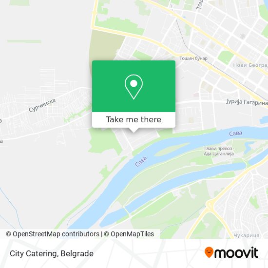 City Catering map