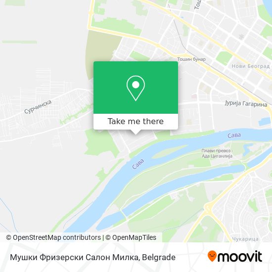 Мушки Фризерски Салон Милка map