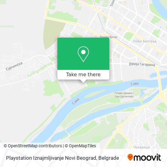 Playstation Iznajmljivanje Novi Beograd map