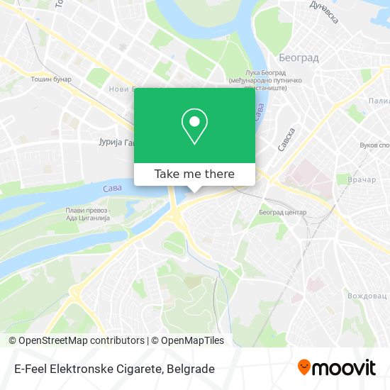 E-Feel Elektronske Cigarete map