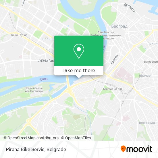 Pirana Bike Servis map