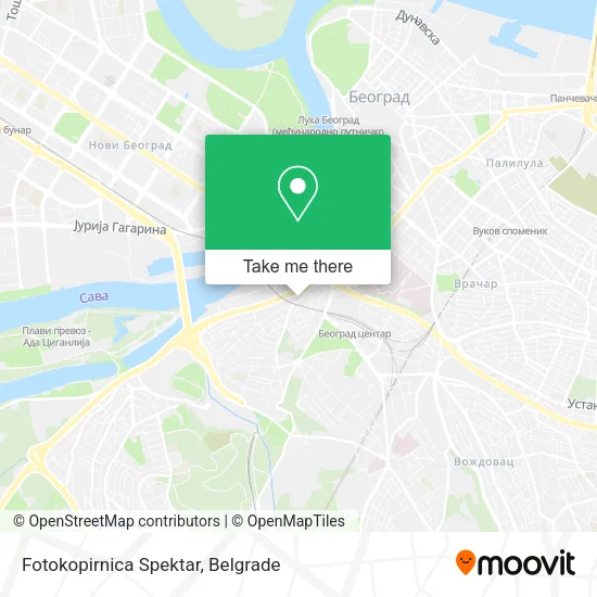 Fotokopirnica Spektar map
