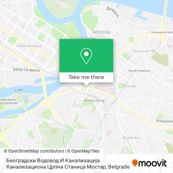 Београдски Водовод И Канализација Канализациона Црпна Станица Мостар map