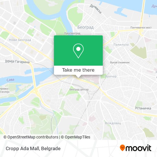 Cropp Ada Mall map