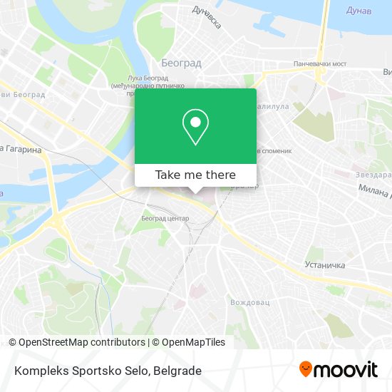 Kompleks Sportsko Selo map