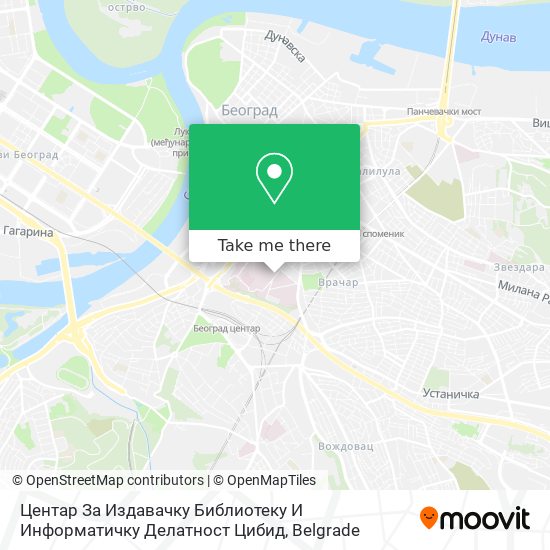 Центар За Издавачку Библиотеку И Информатичку Делатност Цибид map