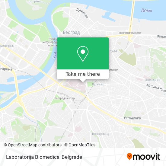 Laboratorija Biomedica map