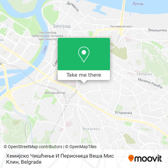 Хемијско Чишћење И Перионица Веша Мис Клин map