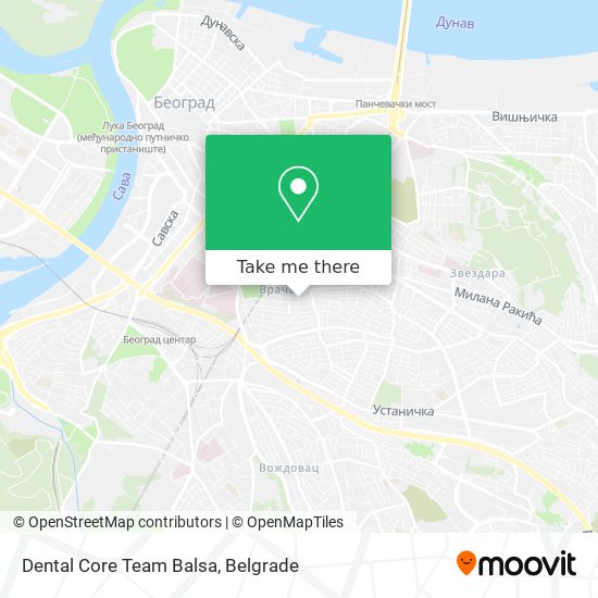 Dental Core Team Balsa map