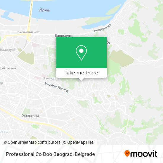 Professional Co Doo Beograd map