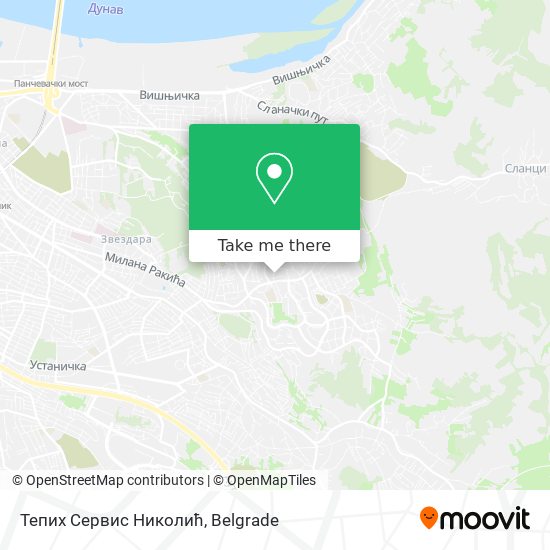 Тепих Сервис Николић map