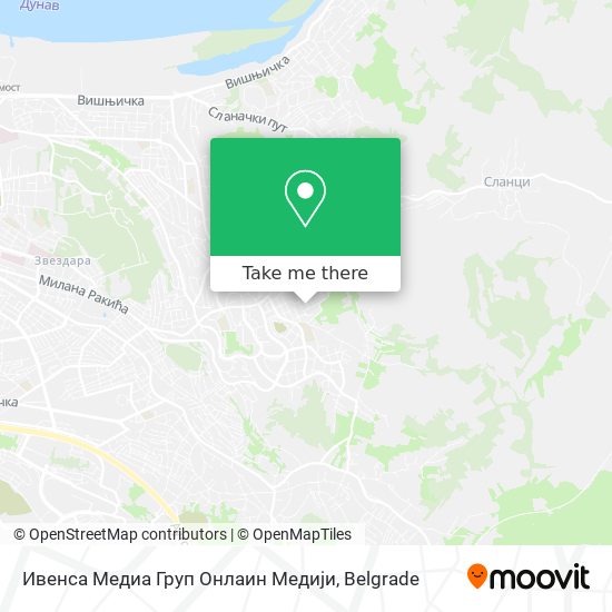 Ивенса Медиа Груп Онлаин Медији map