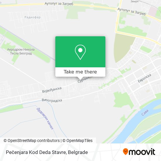 Pečenjara Kod Deda Stavre map