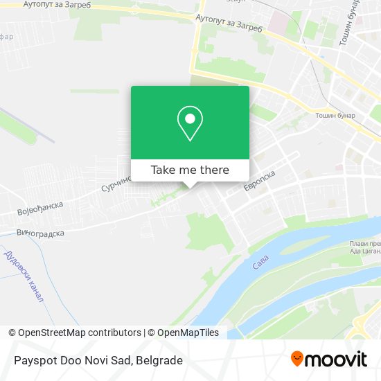 Payspot Doo Novi Sad map