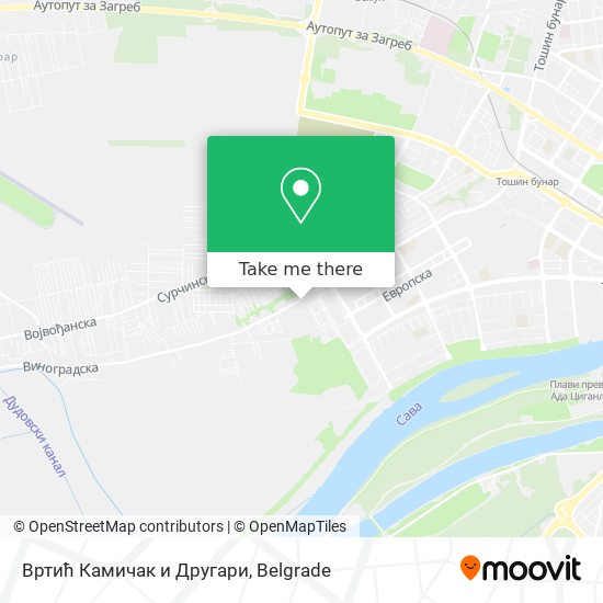 Вртић Камичак и Другари map