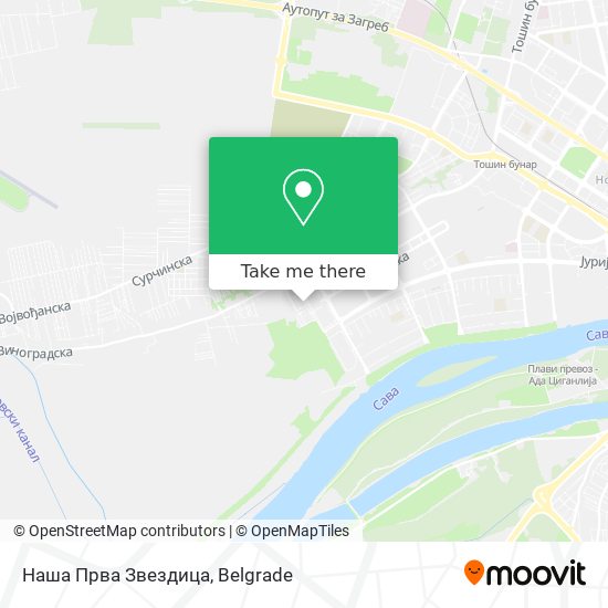 Наша Прва Звездица map