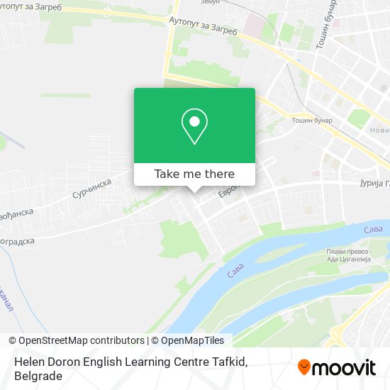 Helen Doron English Learning Centre Tafkid map