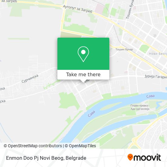 Enmon Doo Pj Novi Beog map