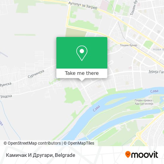 Камичак И Другари map