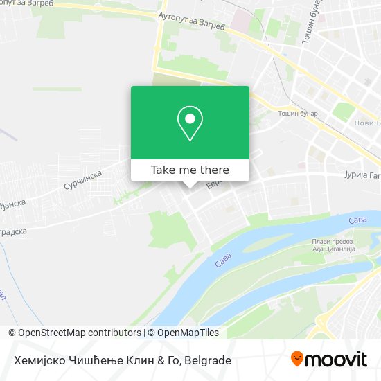 Хемијско Чишћење Клин & Го map