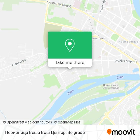 Перионица Веша Вош Центар map