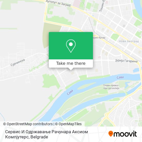 Сервис И Одржавање Рачунара Аксиом Компјутерс map