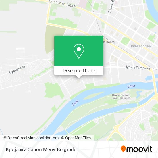 Кројачки Салон Меги map