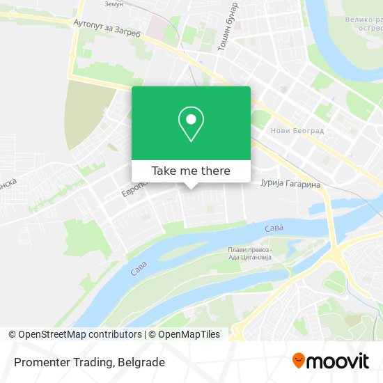 Promenter Trading map