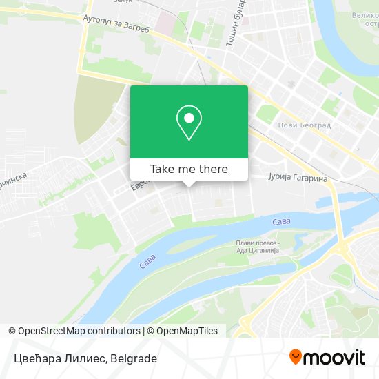 Цвећара Лилиес map