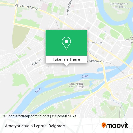 Ametyst studio Lepote map