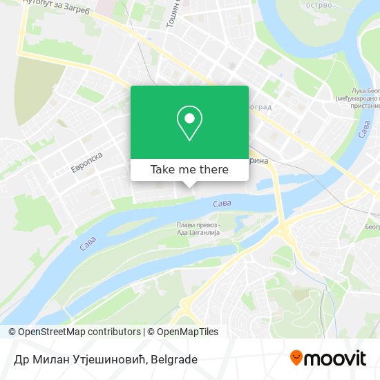 Др Милан Утјешиновић map