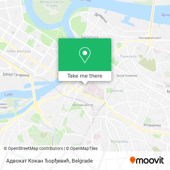 Адвокат Кокан Ђорђевић map