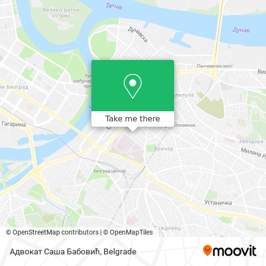 Адвокат Саша Бабовић map