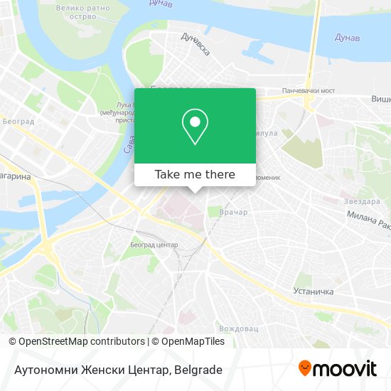 Аутономни Женски Центар map