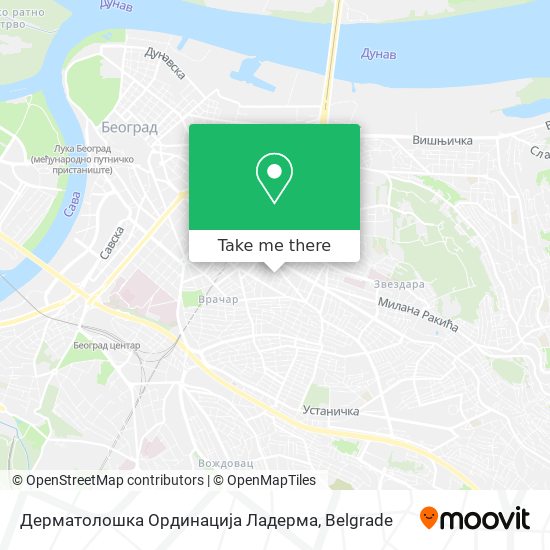 Дерматолошка Ординација Ладерма map