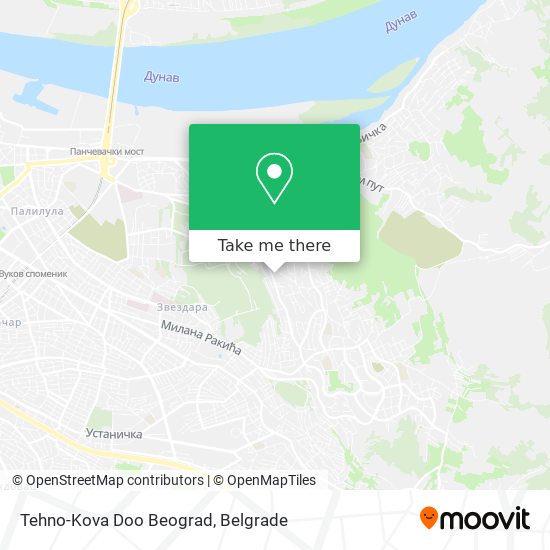 Tehno-Kova Doo Beograd map