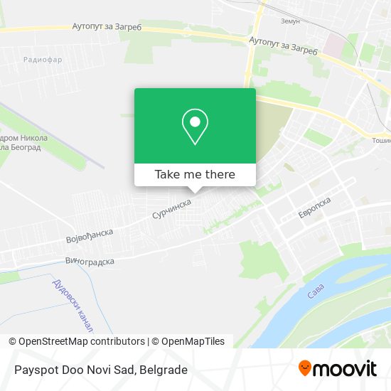 Payspot Doo Novi Sad map