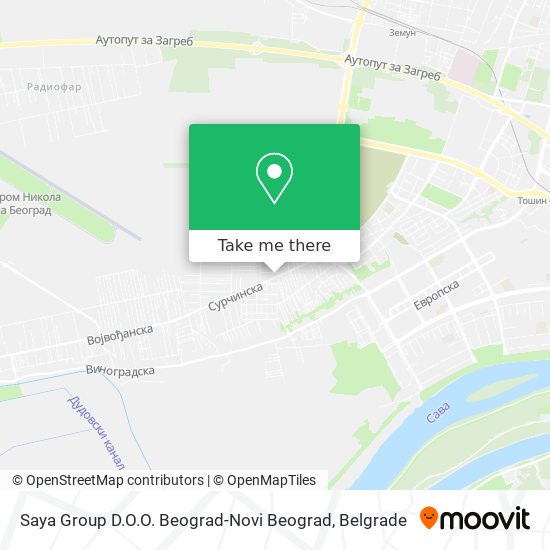 Saya Group D.O.O. Beograd-Novi Beograd map