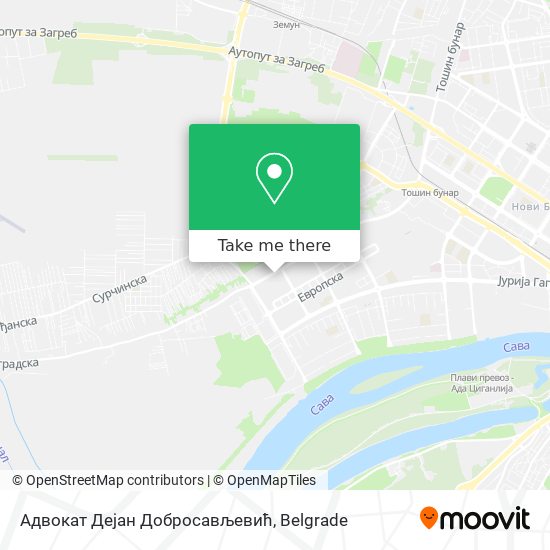 Адвокат Дејан Добросављевић map