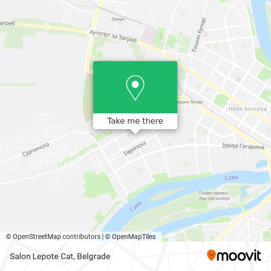 Salon Lepote Cat map