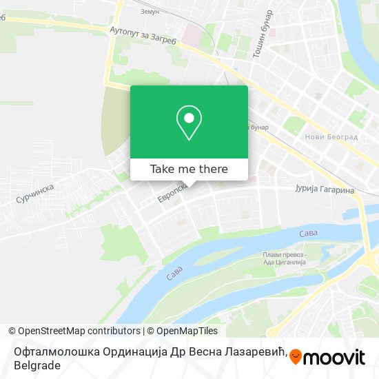 Офталмолошка Ординација Др Весна Лазаревић map