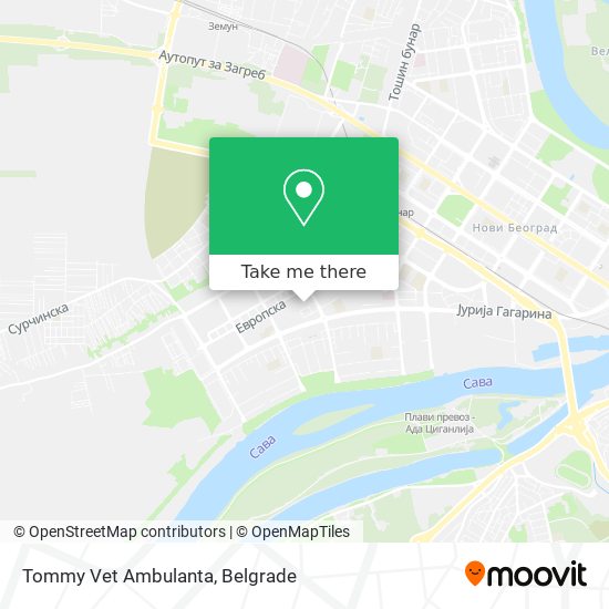 Tommy Vet Ambulanta map