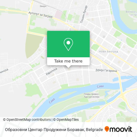 Образовни Центар Продужени Боравак map