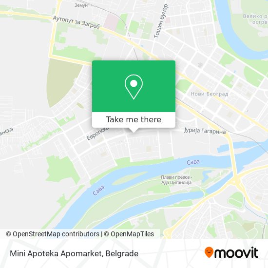 Mini Apoteka Apomarket map