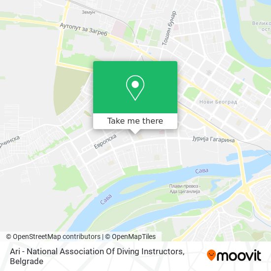 Ari - National Association Of Diving Instructors map