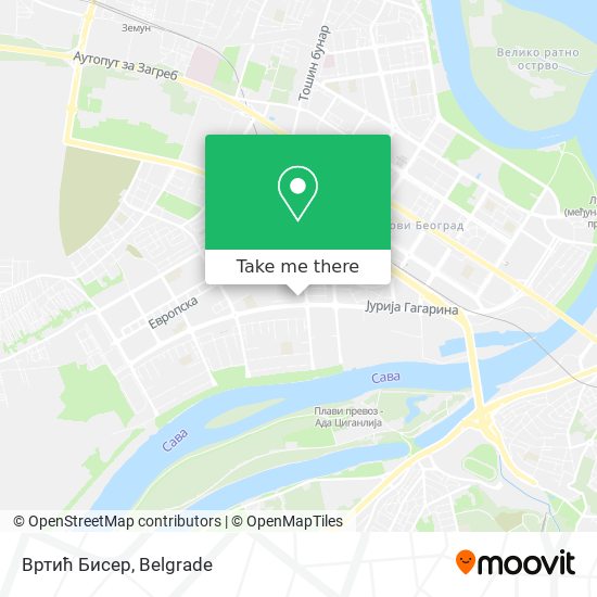 Вртић Бисер map