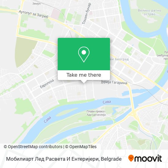 Мобилиарт Лед Расвета И Ентеријери map