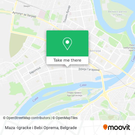 Maza -Igracke i Bebi Oprema map