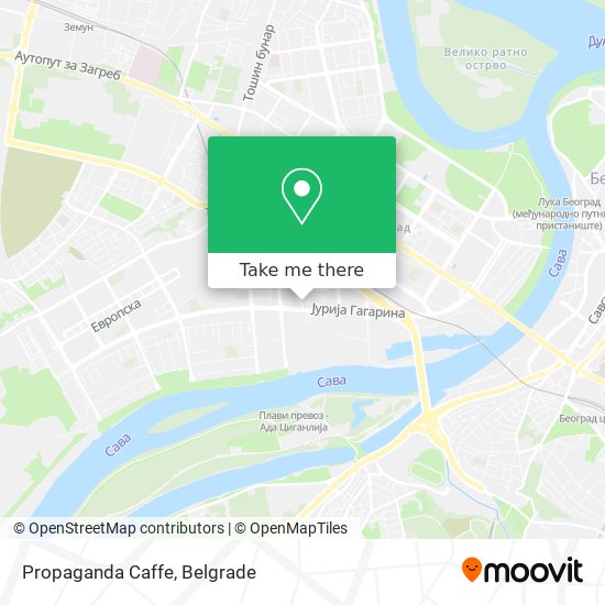 Propaganda Caffe map