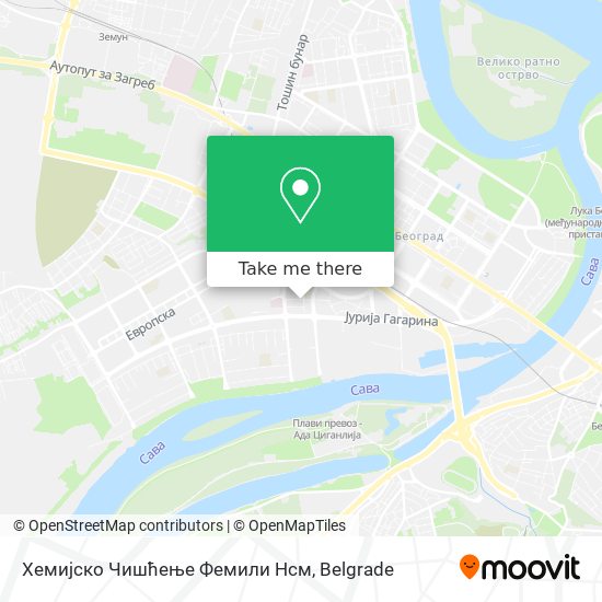 Хемијско Чишћење Фемили Нсм map